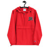 Embroidered Champion jacket, wind and rain resistant in Scarlet