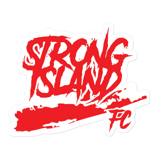 Strong Island FC durable bubble-free vinyl stickers