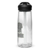 Strong Island FC sports water bottle with spill-proof lid | Clear